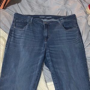 Two toned skinny jeans. Size 16 tall.